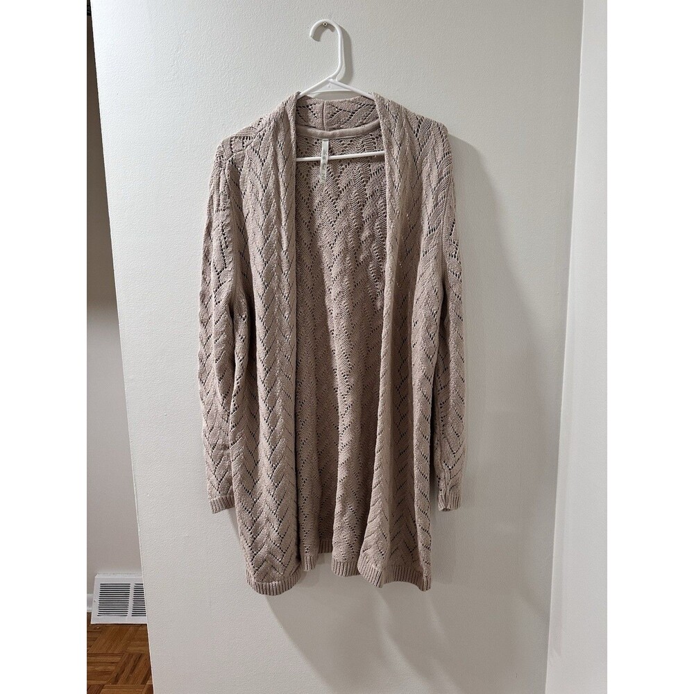 Leo & Nicole Pink Open Front Cardigan Size Small